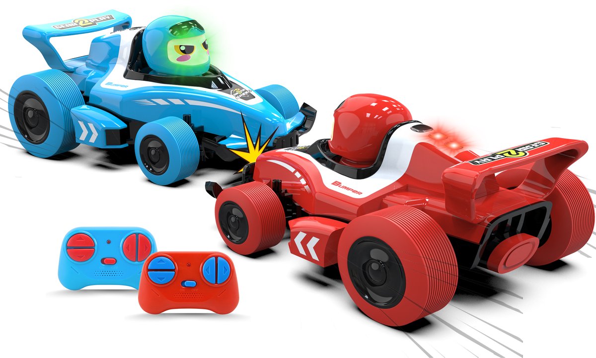 Gear2play rc autos tamponneuses au néon pro