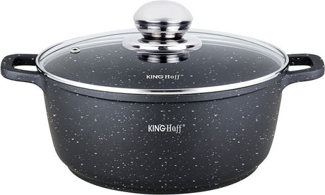 Kinghoff 1596 - poêle à frire - avec bouton arôme - 26 cm - 5,6 litres