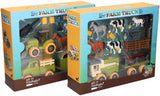 Jeu de ferme avec tracteur
