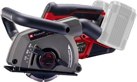 Rainureuse professionnelle sans fil Einhell tp-ma 36 30 li bl solo - power x-change - 36 v li-ion - ø125 mm - profondeur de rainure 5-30 mm - largeur de rainure 8-30 mm - aspiration de la poussière - incl. 2x disques à tronçonner diamantés