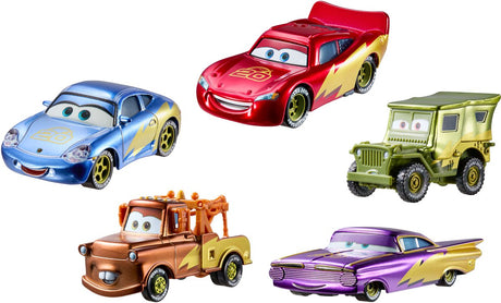 Mattel Disney et Pixar Cars font la course pour célébrer le 20e anniversaire de Radiateur Springs - Lot de 5