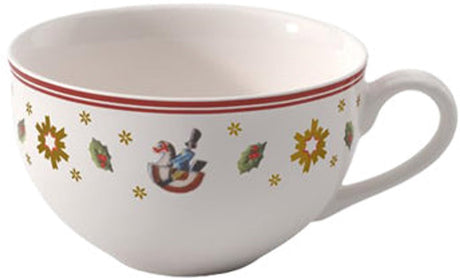 Villeroy boch toy's delight tasse à café Noël - 0,20 litre - rouge blanc