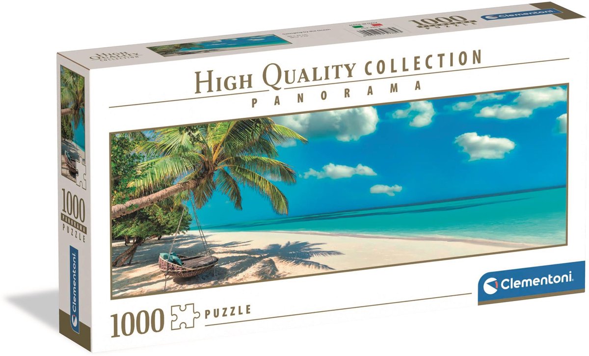 Puzzle panoramique Clementoni se balançant au bord de l'océan, 1000 pcs.