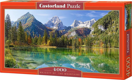 Castorland majesté des montagnes – puzzle – 4 000 pièces – finition satinée – ajustement parfait – qualité européenne