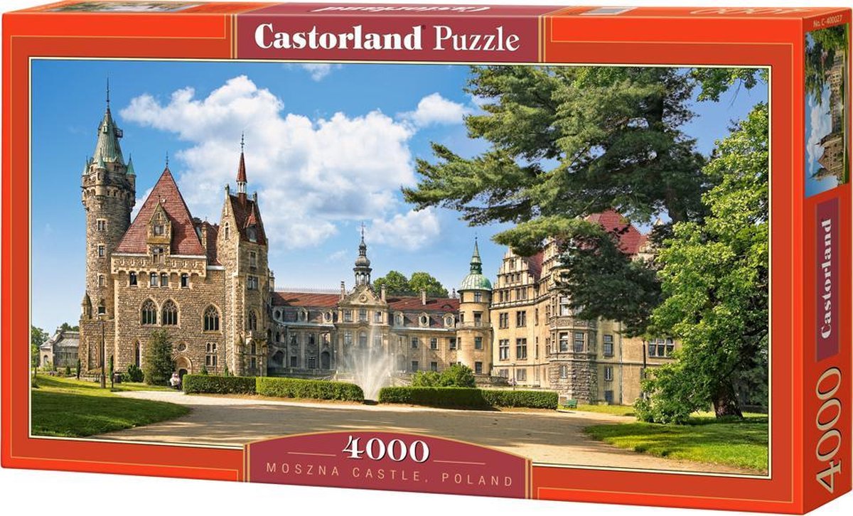 Castorland Château de Moszna, Pologne – puzzle – 4 000 pièces – finition satinée – ajustement parfait – qualité européenne