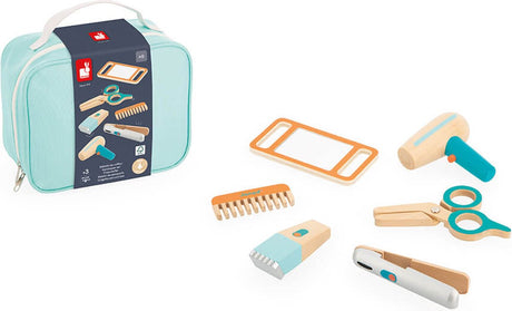 Janod - jeu de rôle - set de coiffeur jouet en bois