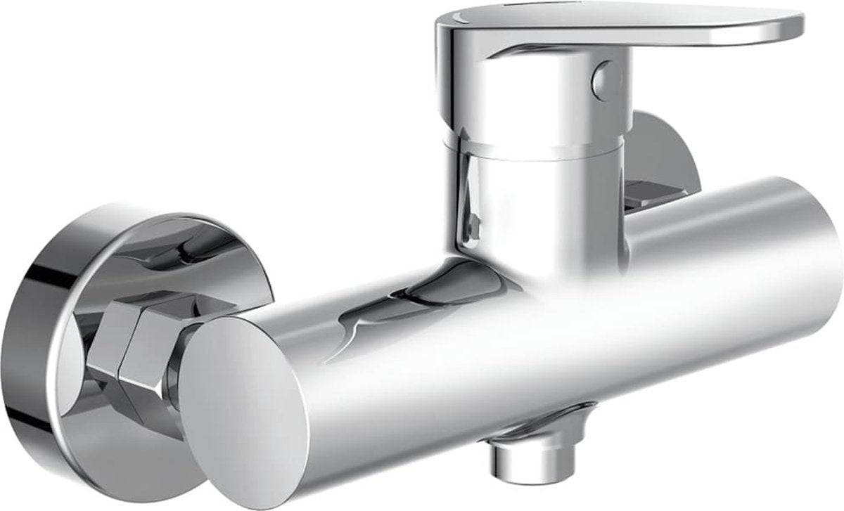 Robinet de douche Schütte futura dvgw - mitigeur - entraxe 150 mm - chromé