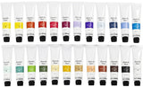 Peinture gouache Creativ Company de différentes couleurs - 24x20ml.