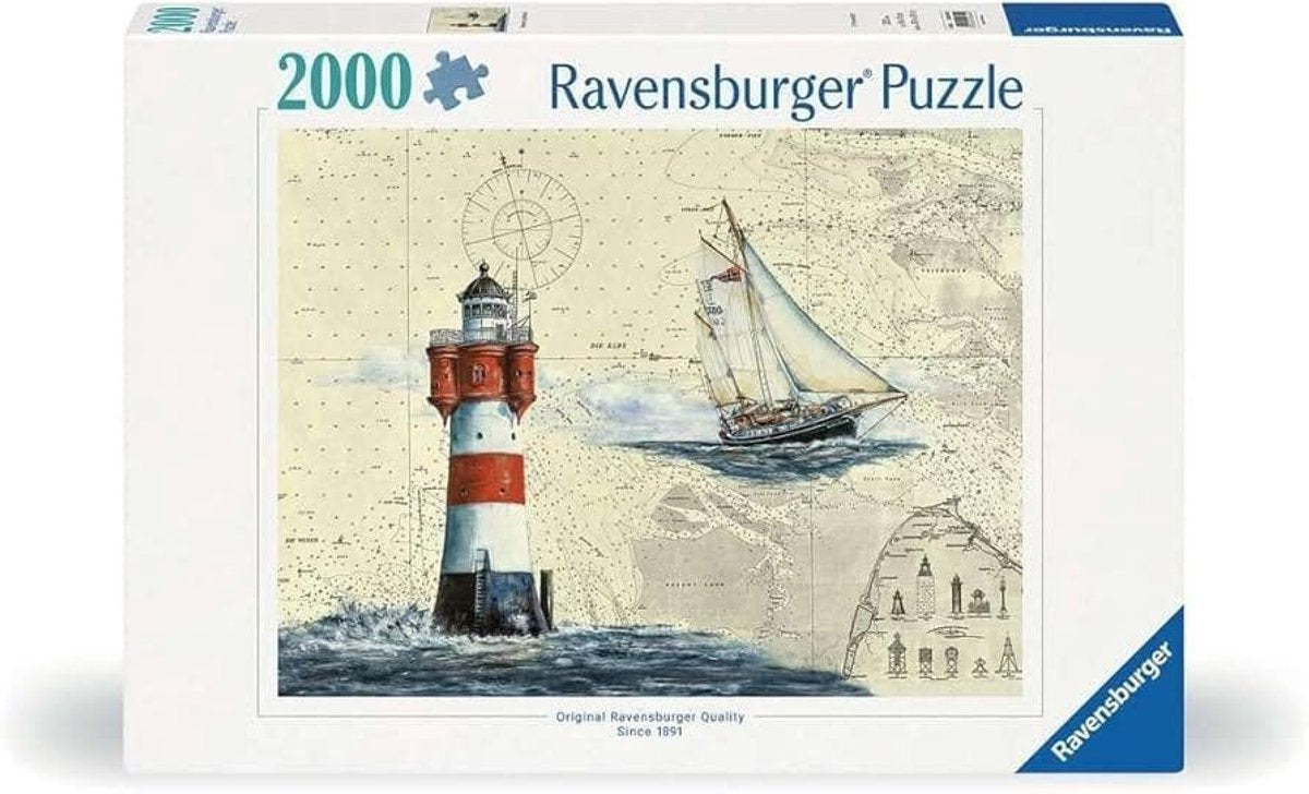 Ravensburger puzzle romantique Leuchtturm, 2000 pcs.