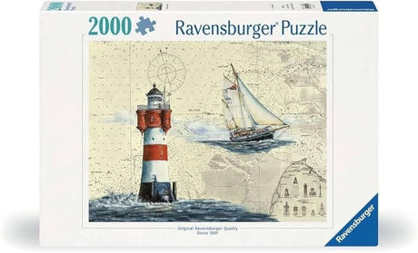 Ravensburger puzzle romantique Leuchtturm, 2000 pcs.