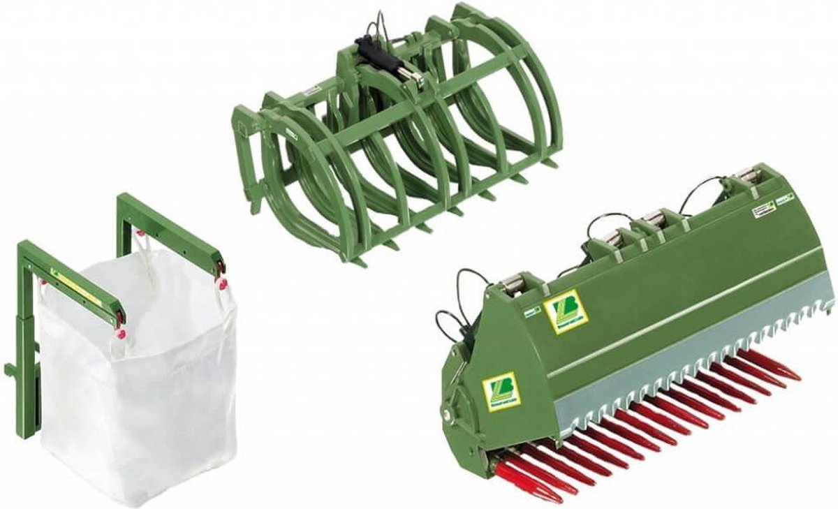 Kit d'accessoires pour chargeur frontal Wiking b vert