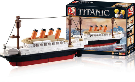 Sluban Titanic jouets de construction pour enfants à partir de 6 ans - jouet de construction modèle de construction - boîte de construction avec 194 blocs de construction - m38-b0576