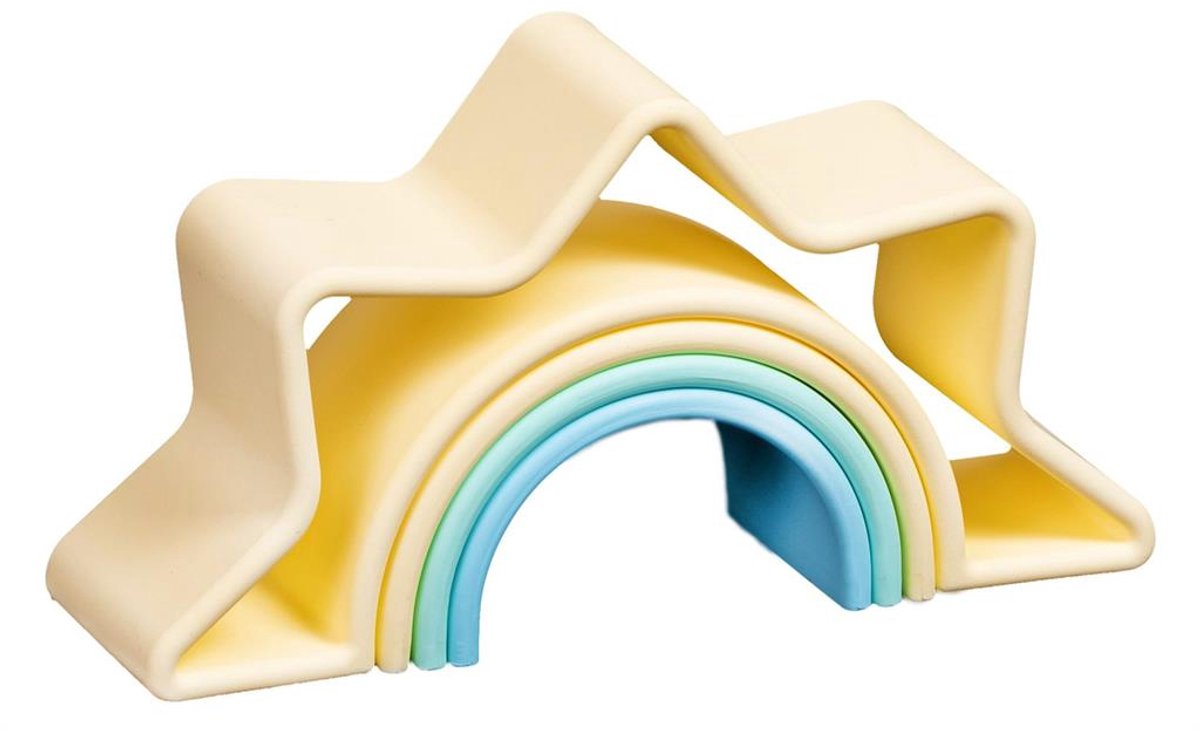 Coffret de jeu en silicone Dëna i sun pastel