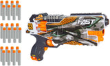 Toi-toys mousse strikex pistolet de tir électrique onde de choc avec 24 flèches en mousse