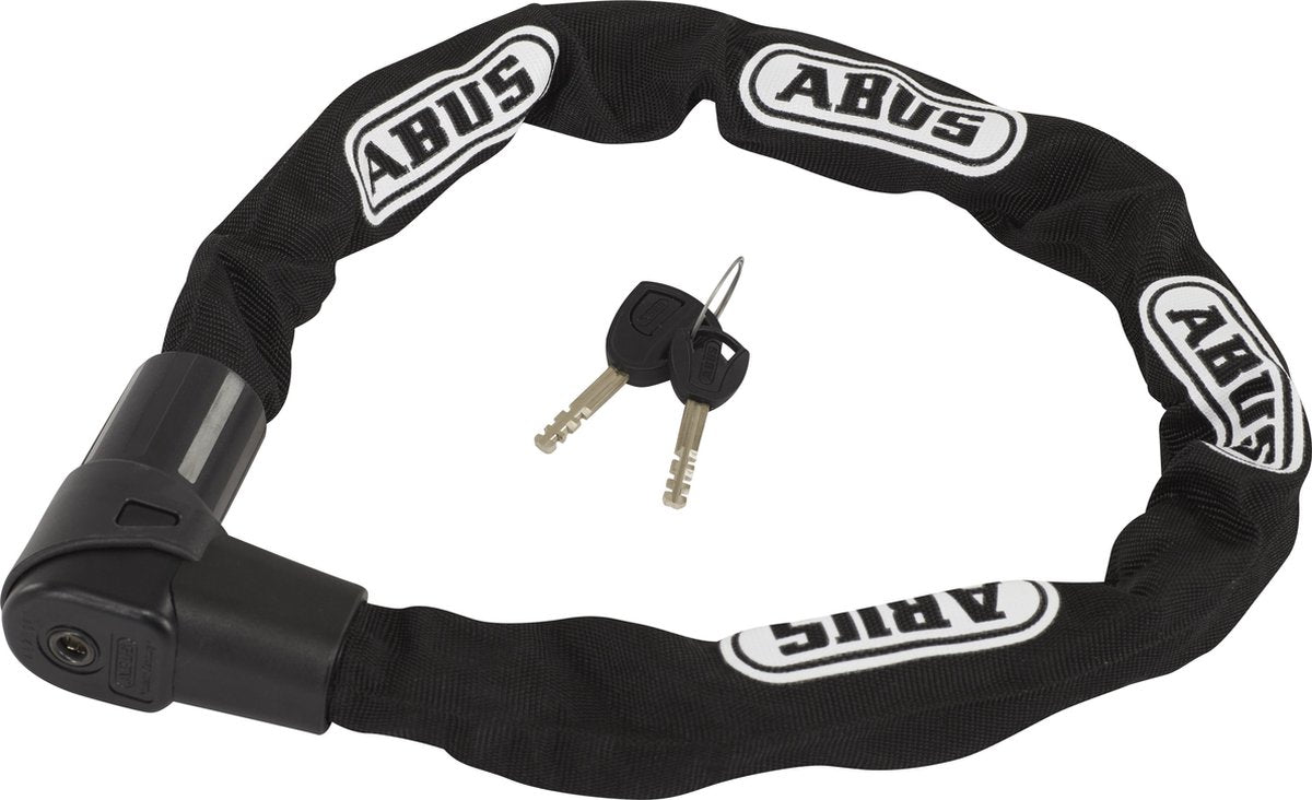 Antivol à chaîne Abus pour vélo - citychain™ 1010 - niveau de sécurité 12 - noir - 85 cm - adapté aux vélos électriques et aux vélos de ville
