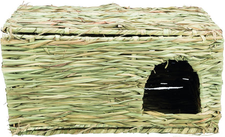 Trixie maison d'herbe angulaire - accessoire cage - 45x22x27 cm