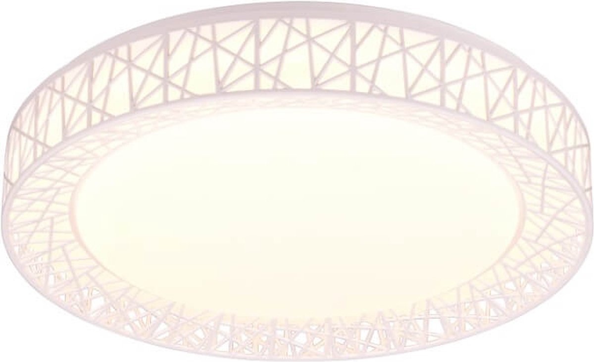 Rl live your light Reality Cluster - plafonnier - blanc - incl. 1x SMD 40w - variateur intégré - lampe de nuit - fonction mémoire