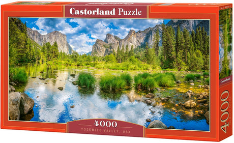 Castorland Yosemite Valley – puzzle – 4000 pièces – finition satinée – ajustement parfait – qualité européenne