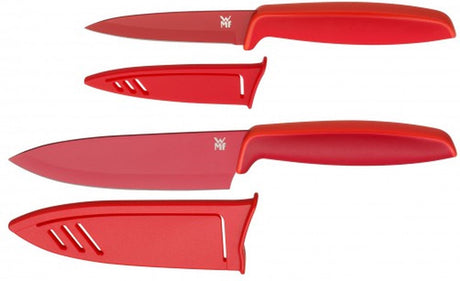 Wmf touch - ensemble de couteaux 2 pièces - rouge