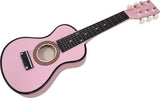 Guitare en bois Playwood rose - 6 cordes