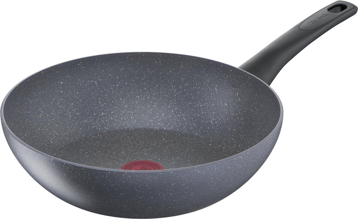 Tefal healthy chef - poêle wok - ø28 cm - compatible induction - revêtement antiadhésif - cuisson saine