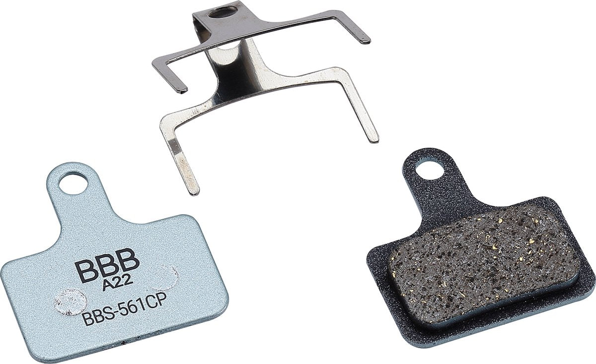 Bbb cycling discstop coolfin schijfremblokken shimano - vervangende remblokken voor coolfin systeem compatibel met shimano schijfremmen - organisch met koelvinnen - bbs-561cp