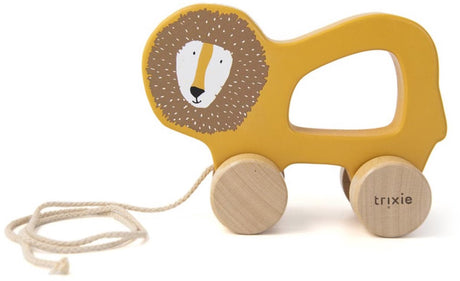 Figurine à tirer en bois Trixie - M. Lion