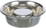 Trixie gamelle pour chien alimentation lente en acier inoxydable
