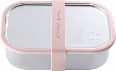 Aya ida aya ida - lunch box - boîte de rangement - à emporter - pain - 1000ml - rose tendre