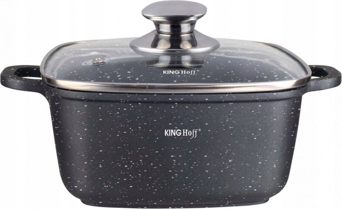 Kinghoff 1602 - poêle carrée - 22 cm - 3,7 litres
