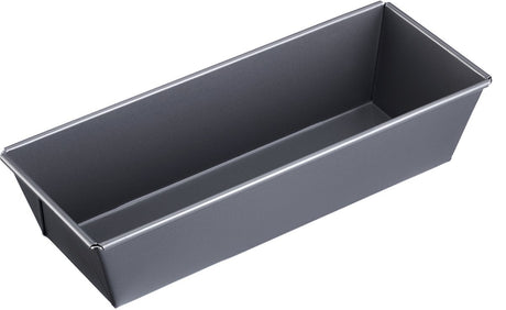 Moule à pâtisserie Westmark, idéal pour le gâteau de l'Épiphanie, longueur : 30 cm, avec revêtement antiadhésif, acier laminé à froid, back meister, anthracite, 32862270