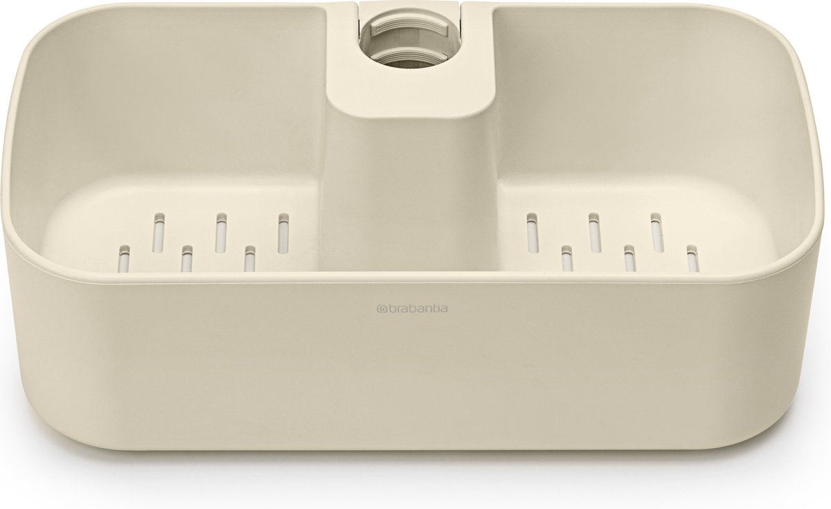 Brabantia renouveler support de douche - sans perçage - beige doux
