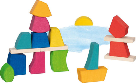 Blocs de construction en bois Goki Creo, 14dlg.