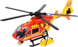 Dickie Toys - Hélicoptère ambulance - Hélicoptère hôpital - Lumière et son - Hélice rotative - à partir de 3 ans