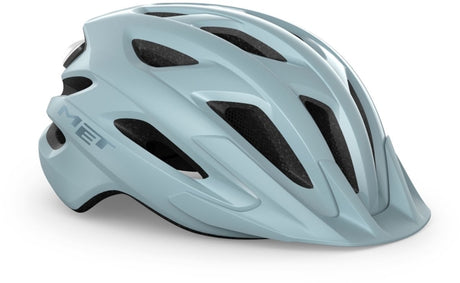 Avec casque de vélo crossover pour hommes et femmes - casque de vélo de ville pour adultes - taille m l - bleu pierre brillant