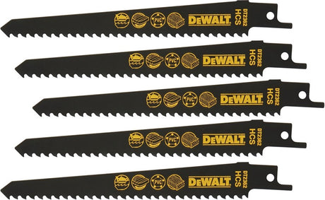 Accessoires Dewalt lame de scie alternative hcs 152x4.2mm bois et plastique, rapide avec finition fine - dt2362-qz