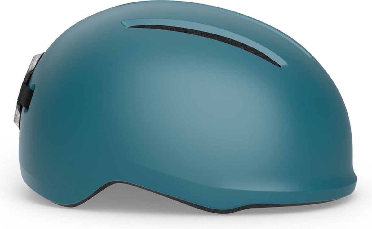 With vibe casque de vélo hommes femmes - casque de vélo e-bike adultes - vélo électrique - vélo de ville - taille m (56-58 cm) - bleu mat (bleu)
