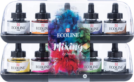 Bruynzeel ecoline kit de mélange d'aquarelle liquide, 10x30ml