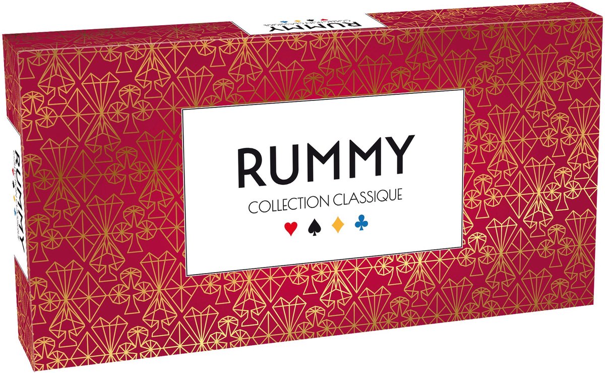 Tactic rami deluxe - jeu de société - collection classique - jeu de tuiles classique - 2-4 joueurs - 30+ minutes - version de luxe