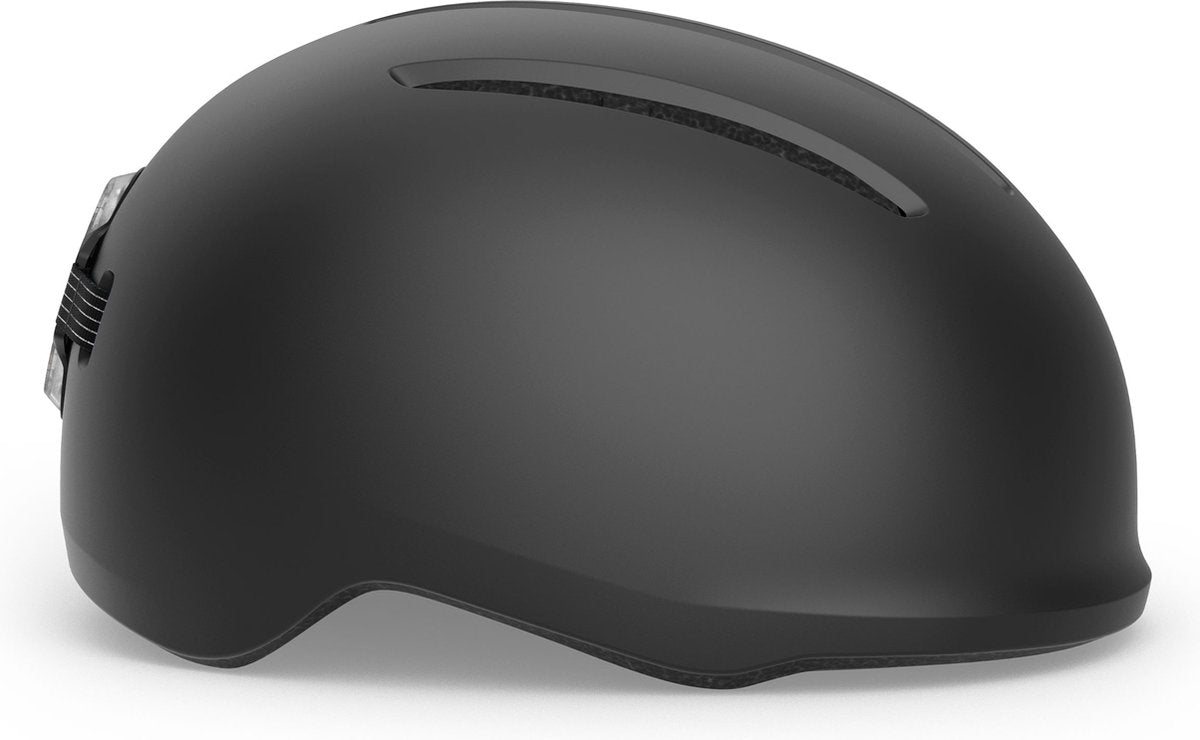 With vibe casque de vélo hommes femmes - casque de vélo e-bike adultes - vélo électrique - vélo de ville - taille l (58-61 cm) - noir mat (noir)