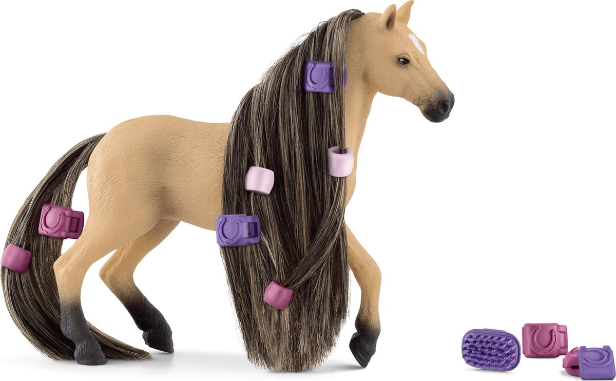 Schleich horse club sofia's beauties - cheval de beauté jument andalouse - jouets pour enfants garçons et filles - 4 à 10 ans - 42580
