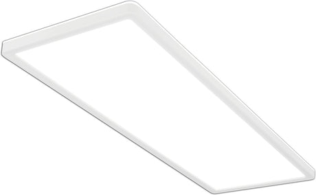 Briloner slim - Plafonnier LED - plafonnier - panneau - ultra plat - lumière blanc neutre 4 000 K - 58x20 cm (LxPxH) - blanc