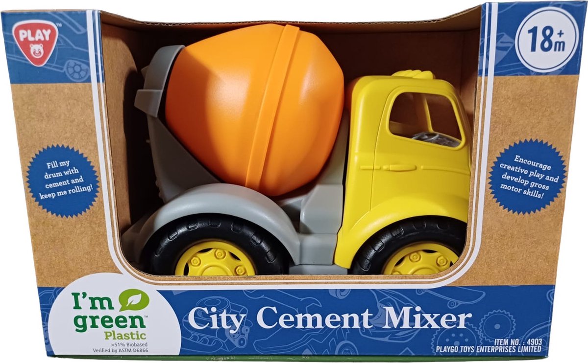 Camion de ciment biosourcé Playgo