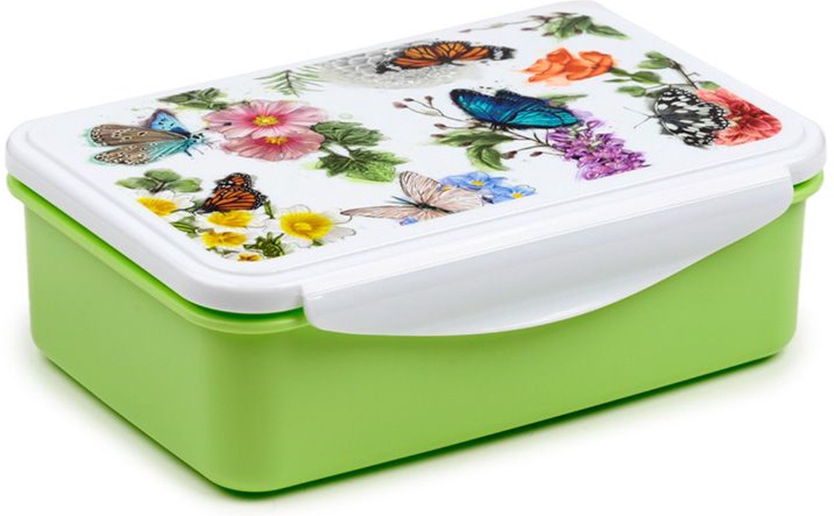 Boîte à lunch à verrouillage à clip papillon Butterfly Meadows
