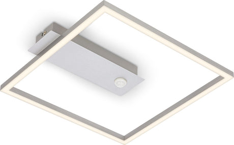 Briloner - nici - plafonnier LED - plafonnier avec détecteur de mouvement - aluminium - 12,5w