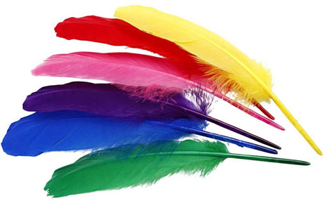 Société créative https: www.ccobby.nl plumes-l-20-cm-diverses-couleurs-36-pièces-1-boîte