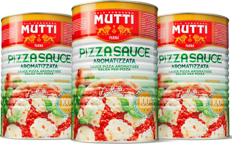Sauce à pizza Mutti aromatizzata - 3 x 4,1 kg