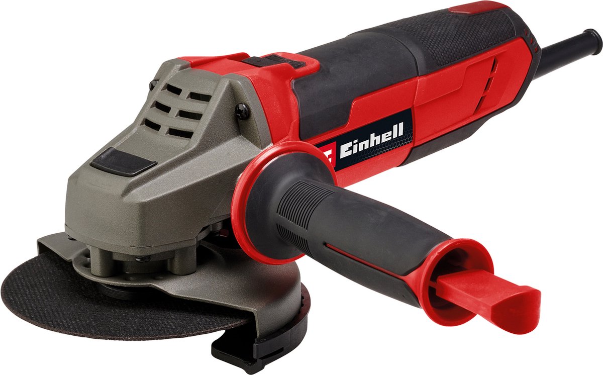 Meuleuse d'angle Einhell te-ag 125 1010 - 1010 w - vitesse à vide : 12 000 tr/min min - ø125 mm - incl. 1x protection de meule - excl. meule