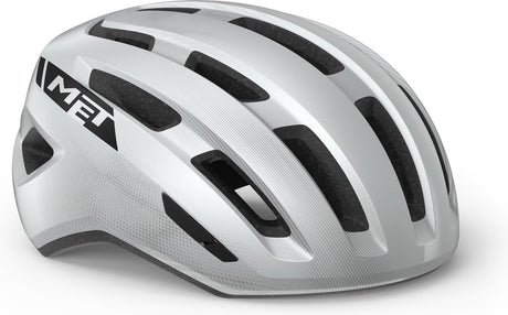 With miles mips casque de vélo hommes femmes - casque de vélo vélo de ville adultes - vélo électrique - trekking - taille s m (52-58 cm) - blanc brillant (blanc)