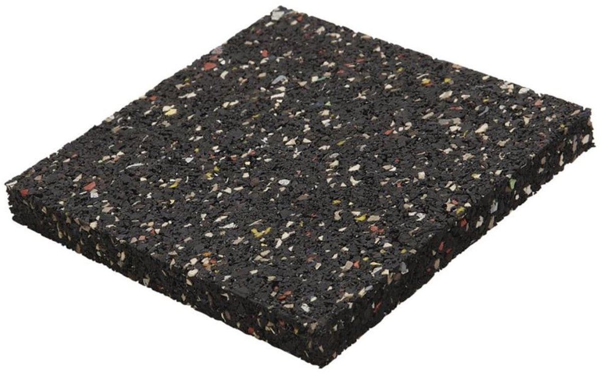 Wolfcraft - Support de dalles en caoutchouc - 30 supports de dalles en caoutchouc - Support de construction de terrasse pour le montage de terrasses - 6987000